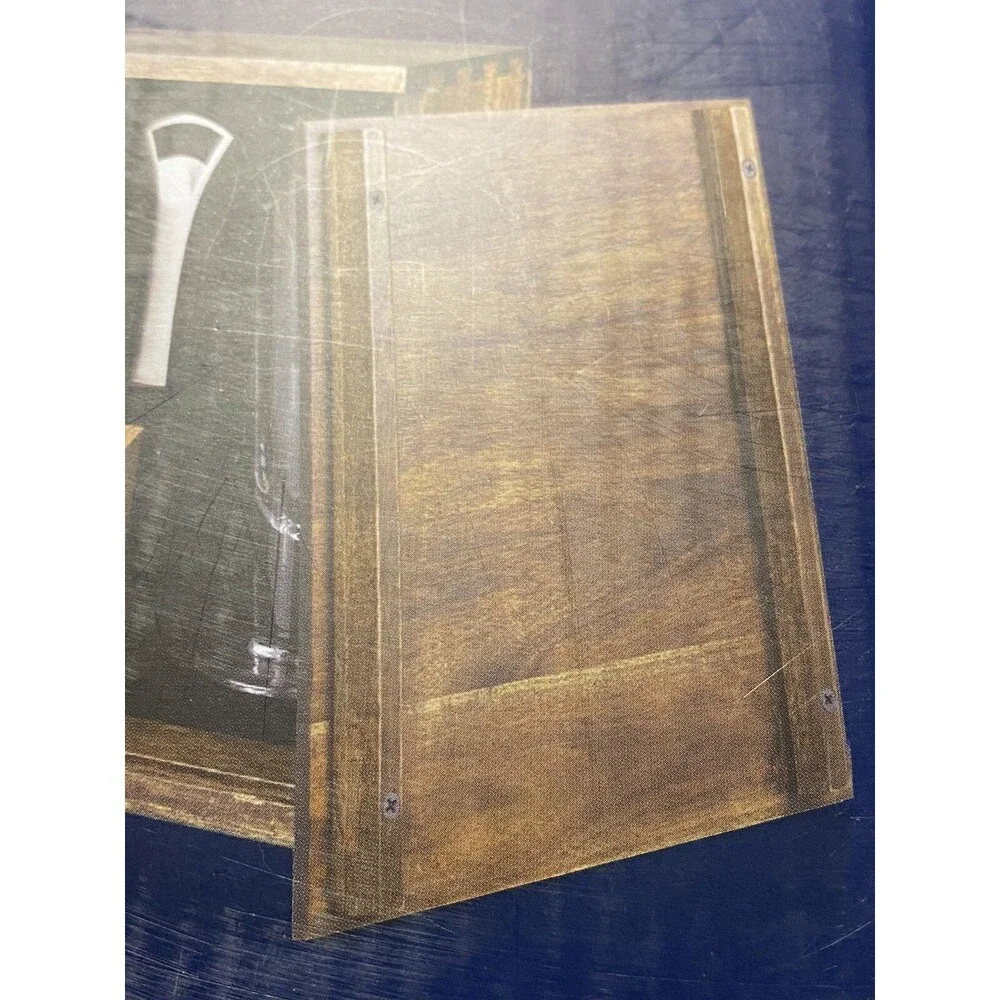 Texas Rangers MLB Pilsner Beer Serving Gift Set In Acacia Wood Case Legacy NIB